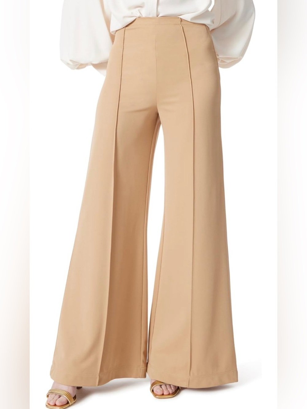 Sz S women’s DEE OCLEPPO Women's Anna High Rise Pull on Pin Tuck Pant Standard